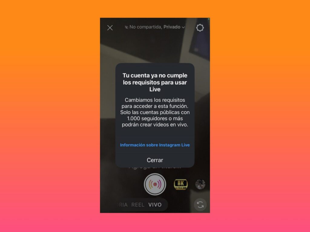 Instagram la lía con su nueva regla: si no eres influencer, olvídate de esta función