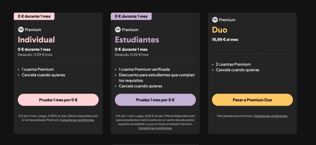 Spotify sube los precios en España: esto es lo que vas a pagar ahora por el plan individual