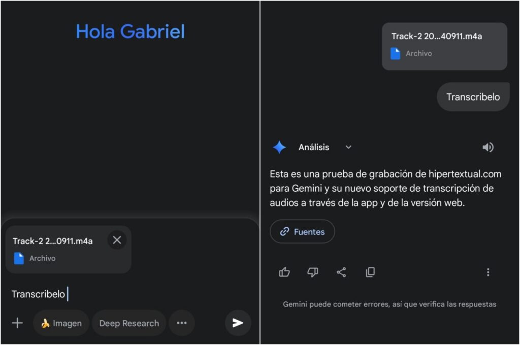Lo nuevo de Gemini es una maravilla: di  adiós a transcribir audios de forma manual