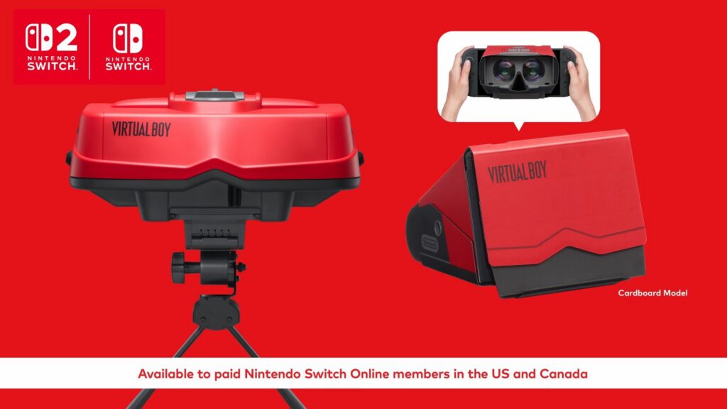Nintendo le da una segunda oportunidad al Virtual Boy, que revive de la mano de las Switch y Switch 2
