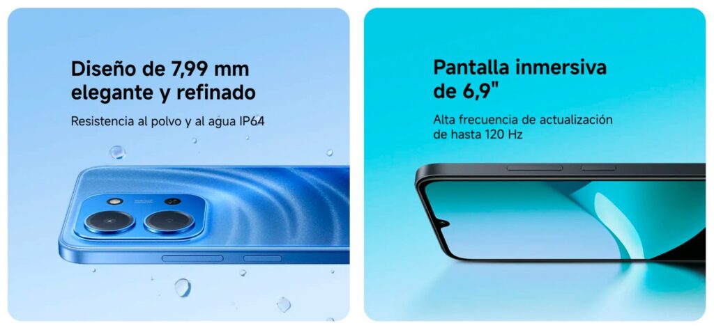 El nuevo móvil barato de Xiaomi no tiene sentido: 120 Hz, batería de 6.000 mAh y 128 GB cuesta solo 129,99 euros