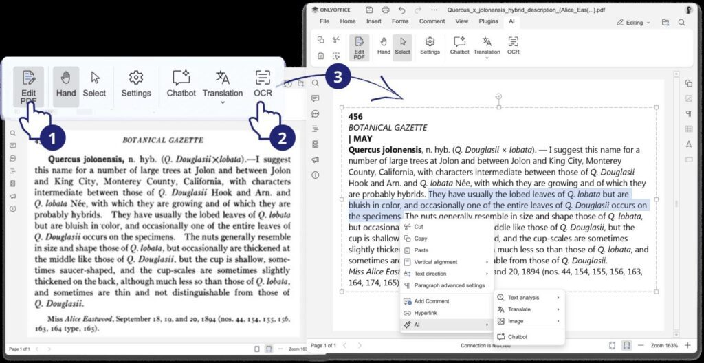 ONLYOFFICE actualiza su plugin de IA para sacarle aún más todo el partido a las aplicaciones de ofimática