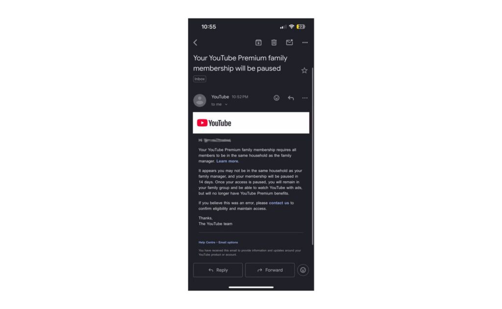 YouTube Premium le copia la estrategia a Netflix: se acabó compartir cuenta entre varios