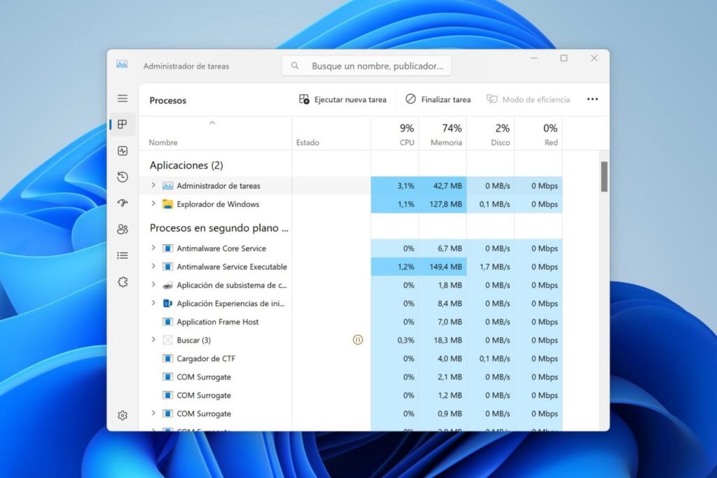 La nueva actualización de Windows 11 provoca un molesto fallo en el Administrador de tareas