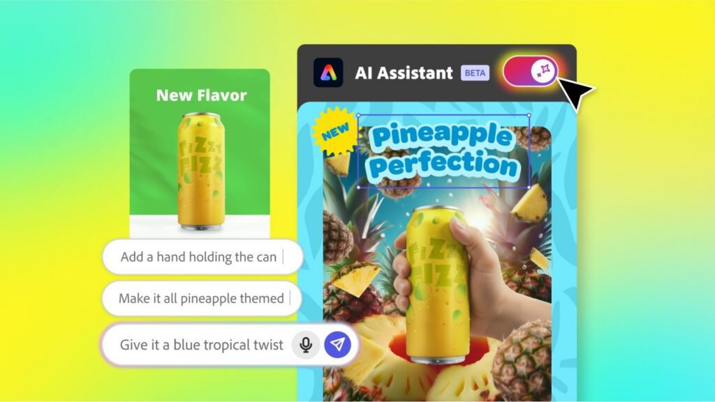 Adobe lleva Firefly a otro nivel: mejor generación de imágenes y nuevos chatbots que editan por ti en Express y Photoshop