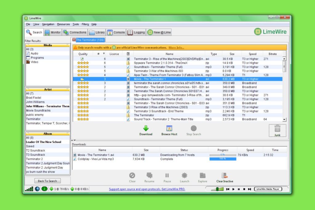 LimeWire ha vuelto para compartir y descargar archivos, pero no como esperas