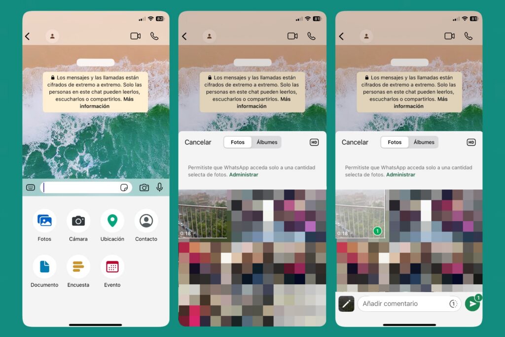Cómo enviar vídeos sin sonido a través de WhatsApp