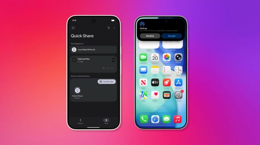 El infierno se congela: Android ahora es compatible con el AirDrop del iPhone