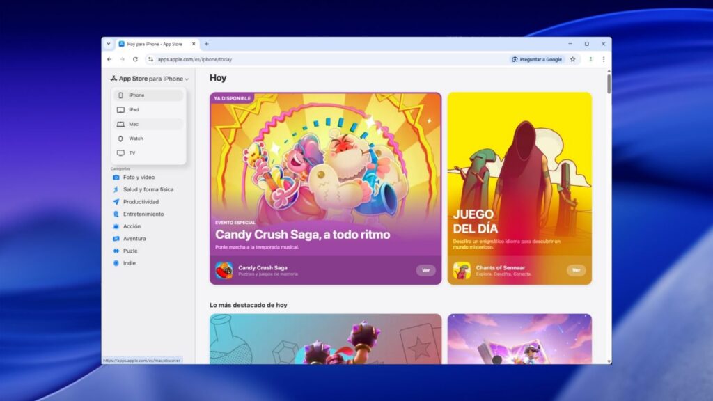 Apple cambia por completo la versión web de la App Store, y ahora sí es útil