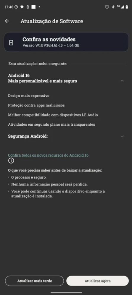 Motorola lanza la actualización de Android 16 en uno de sus móviles más potentes