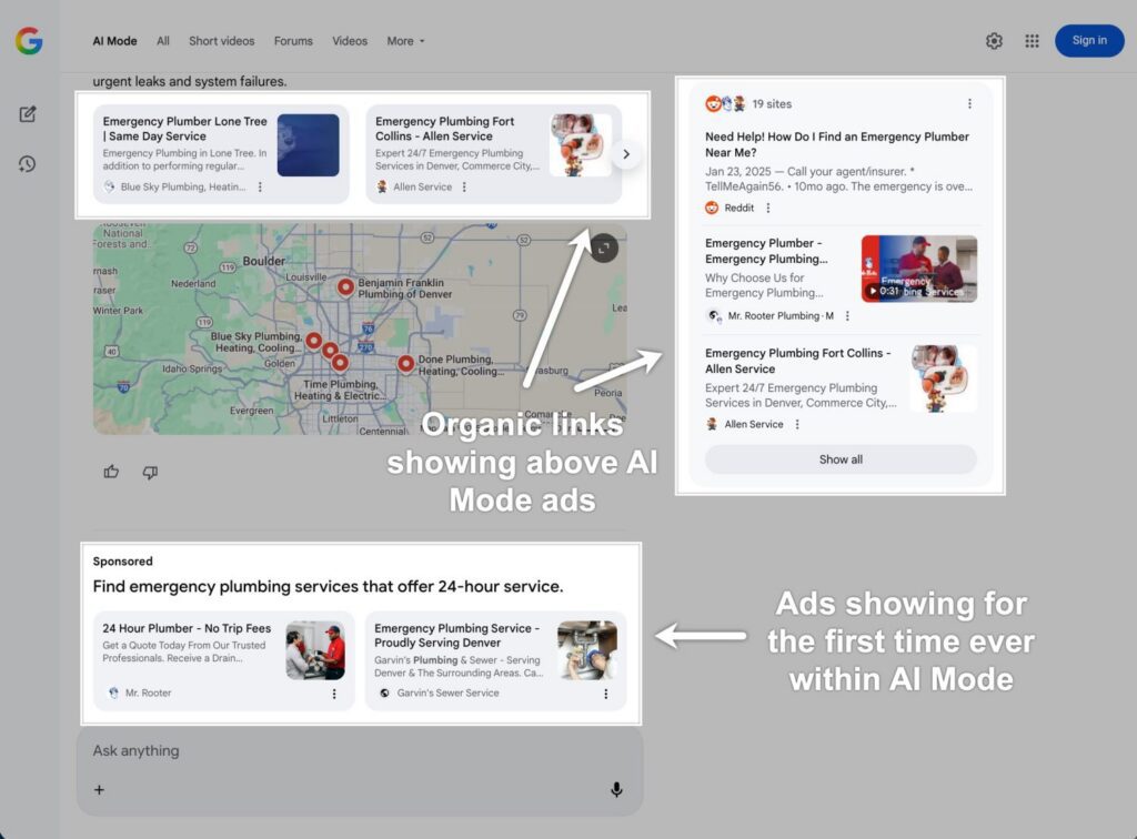 Lo que faltaba: Google ya muestra anuncios en el Modo IA del Buscador