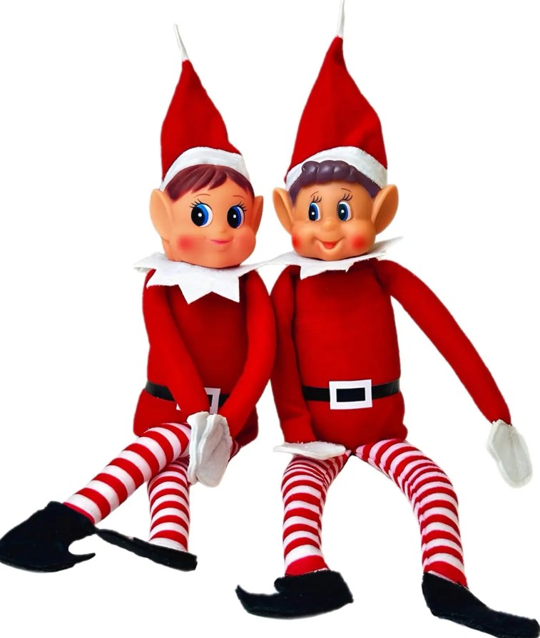 Si tienes niños pequeños en casa, estos elfos traviesos les encantarán hasta que llegue la Navidad