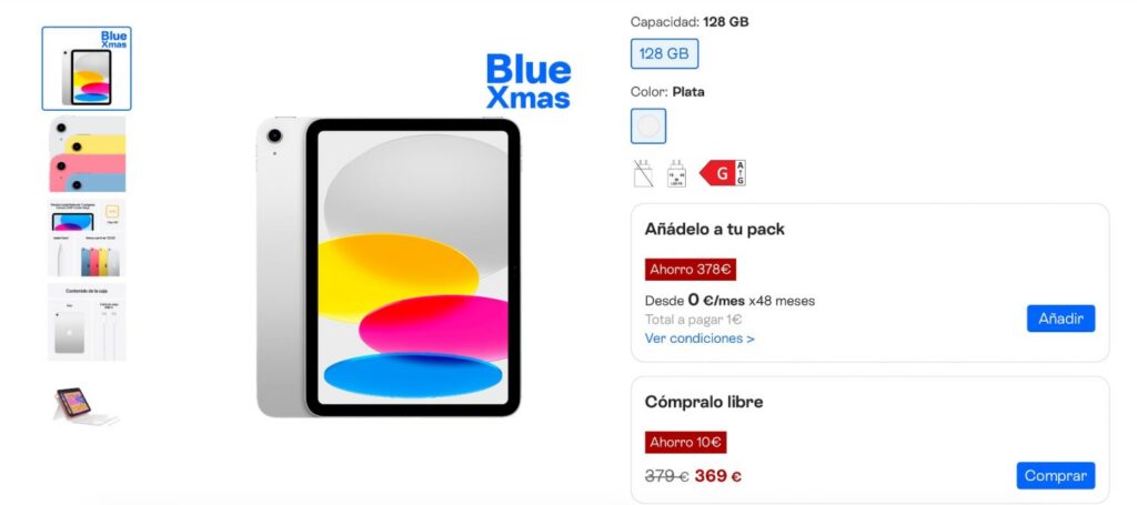 Movistar tira la casa por la ventana y regala un iPad (2025) estas Navidades