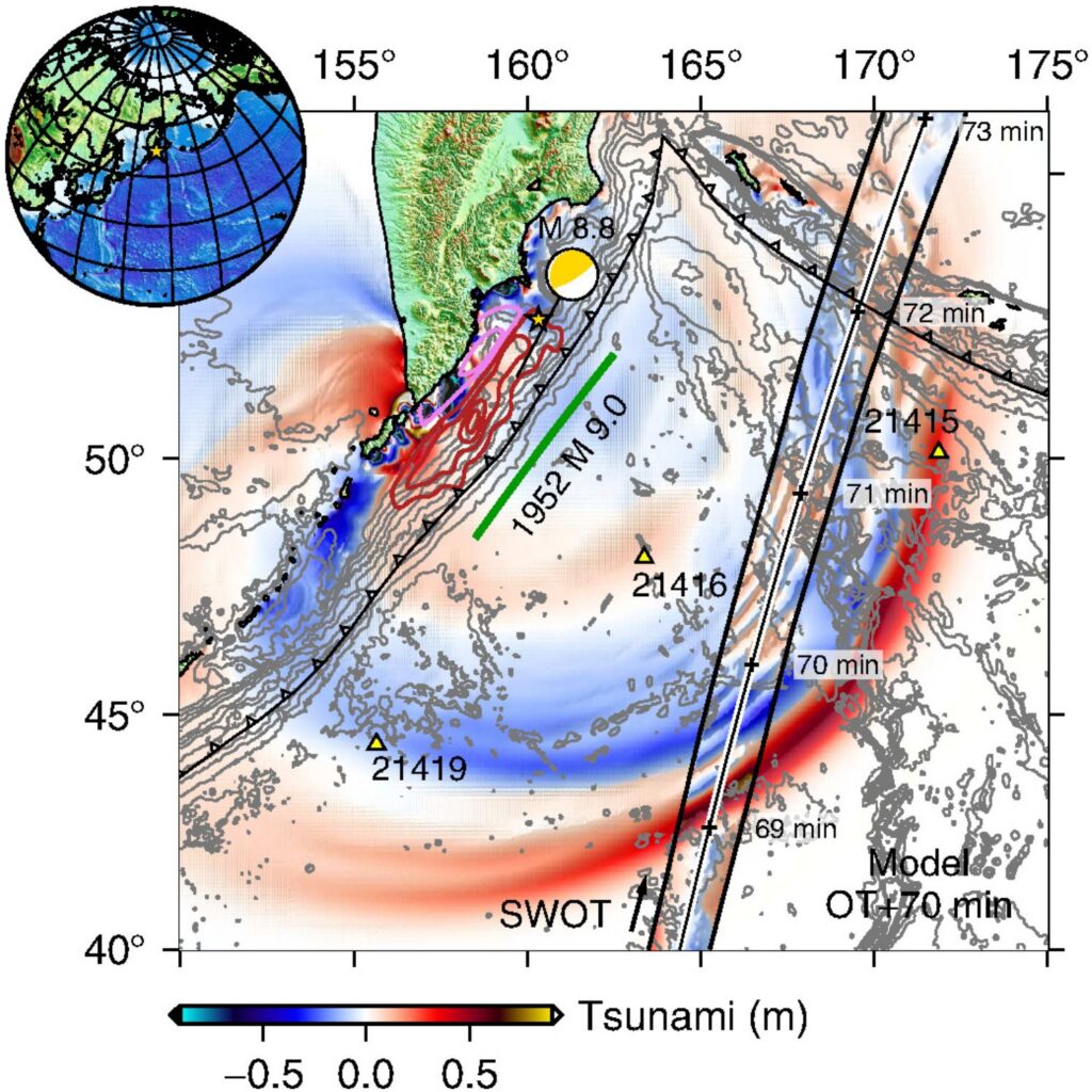 Por primera vez han observado un tsunami desde el espacio y han visto algo inesperado