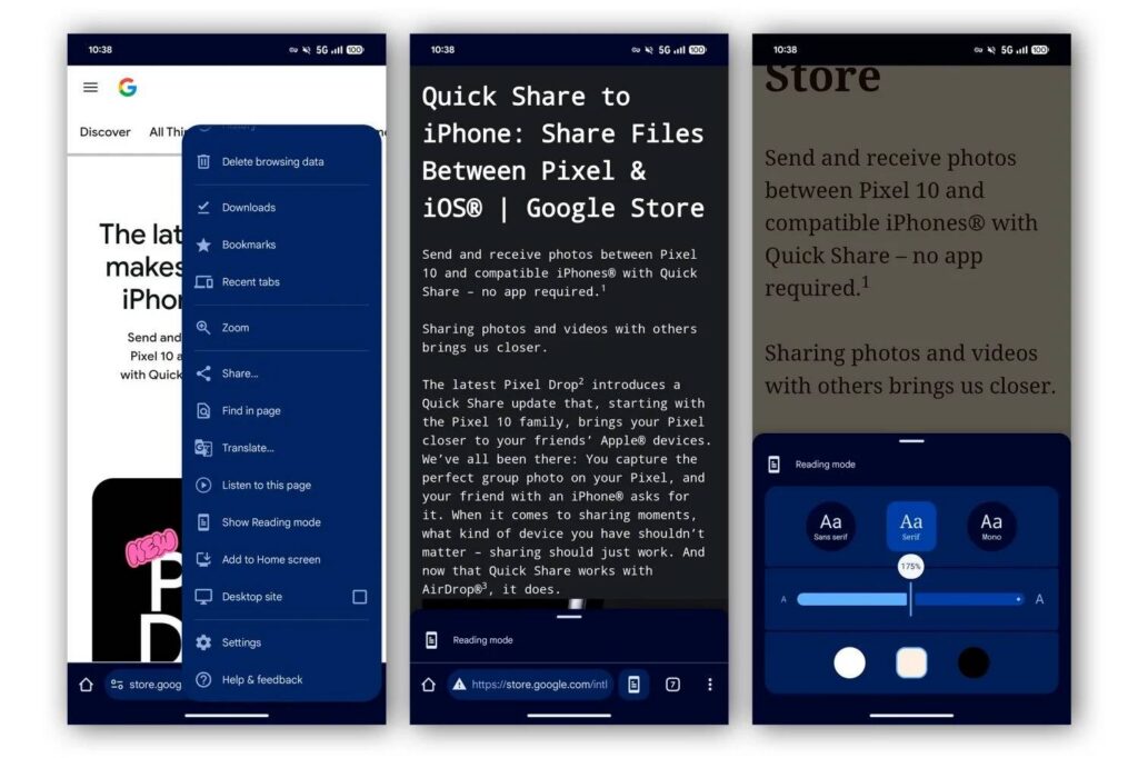 He descubierto la última maravilla de Google Chrome: convierte tu móvil en un libro electrónico para leer a gusto