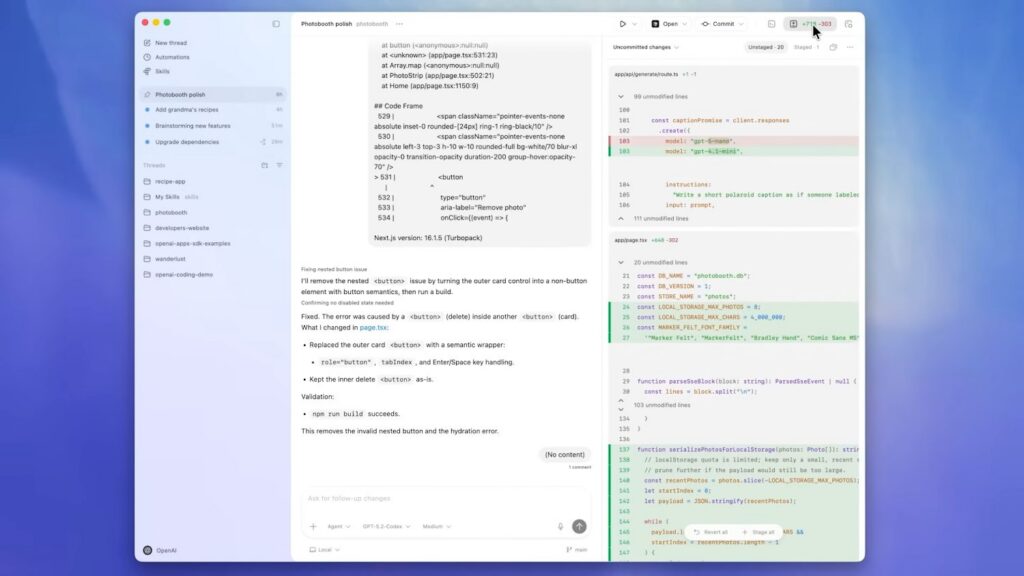 Codex, la IA de OpenAI que programa sola, llega a ChatGPT gratis y estrena app para Mac