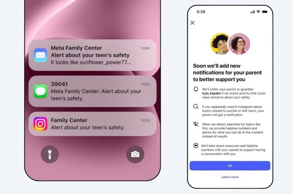 Lo nuevo de Instagram es una función que permite saber a los padres si sus hijos buscan esto en la app