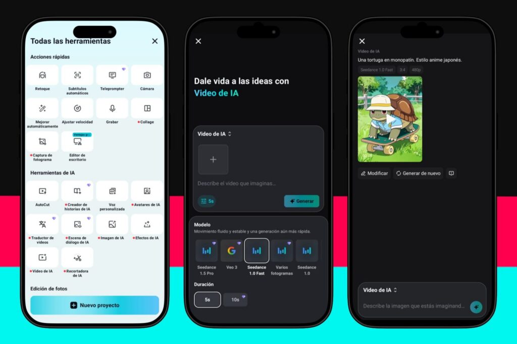 Cómo crear vídeos para TikTok con la IA de CapCut sin tener que grabar ni una sola escena