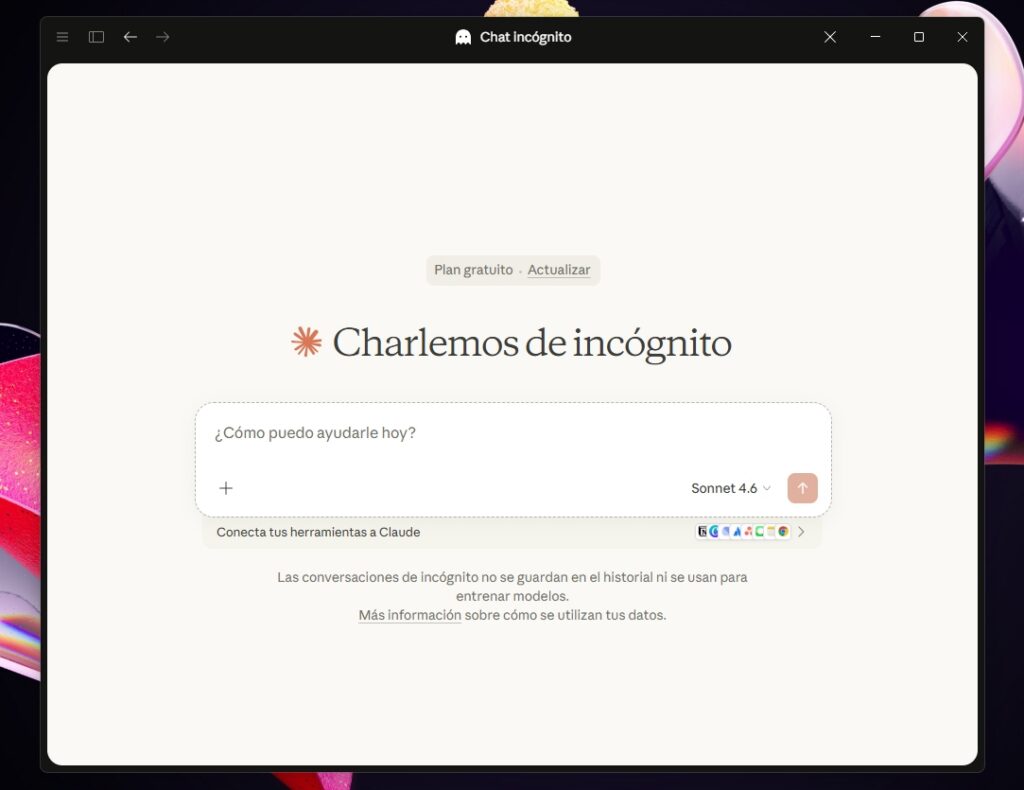 Qué es y para qué sirve el modo incógnito de Claude (y cómo activarlo)