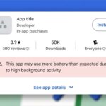 Ojo a este nuevo icono en la Play Store: te dice si una APP consume mucha batería para no instalarla