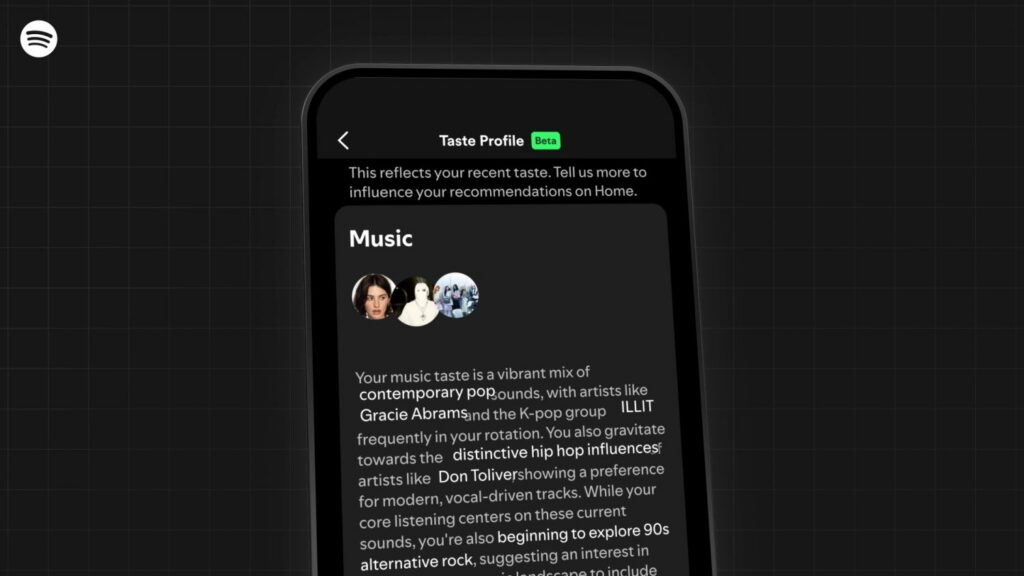 El cambio más esperado de Spotify está aquí: por fin podrás usar la IA para ajustar tus recomendaciones